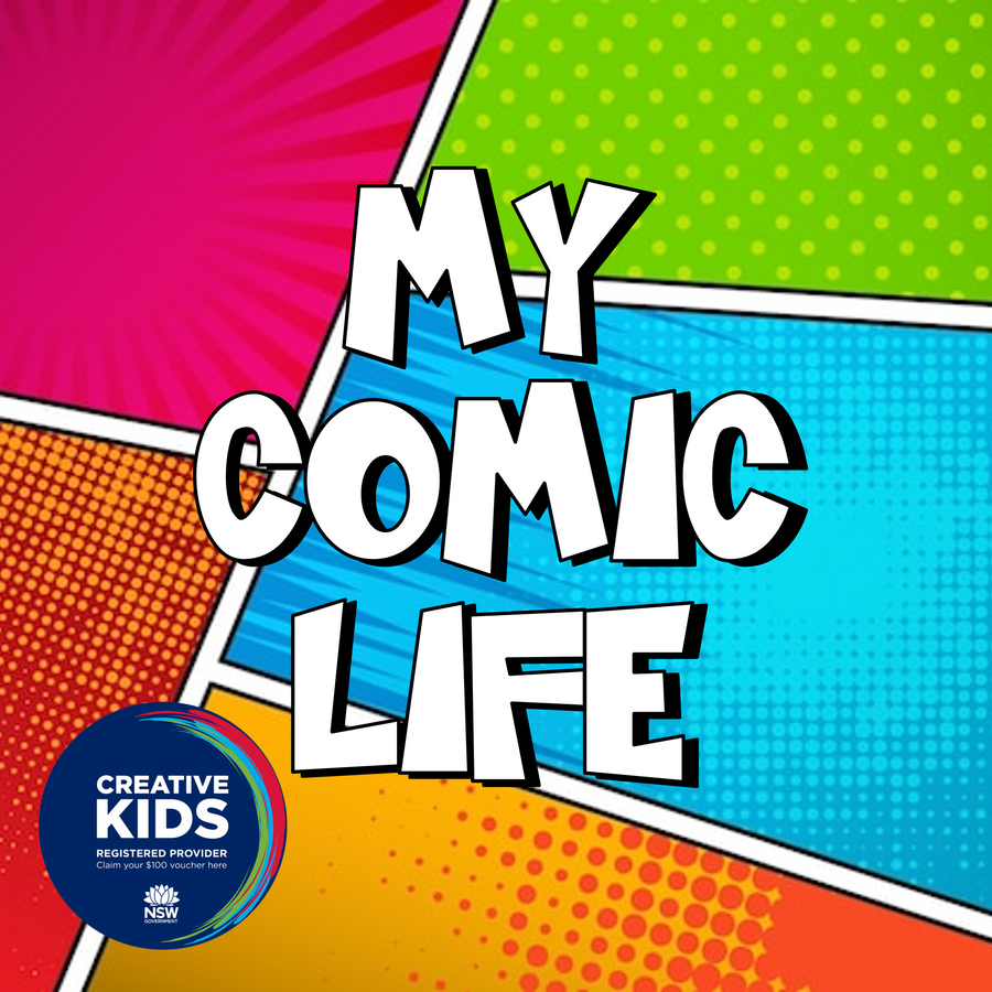 My Comic Life Workshop - Option 2<br> Redeem with NSW Creative Kids Voucher