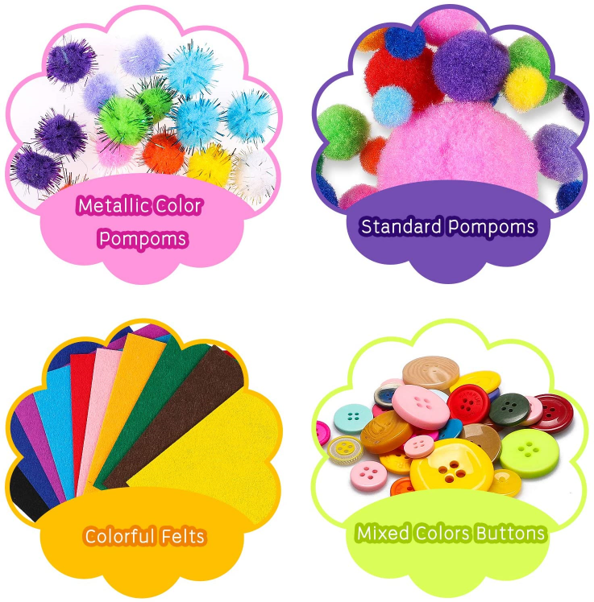 Mega Craft Kit for Kids 500 Piece Set – Successories