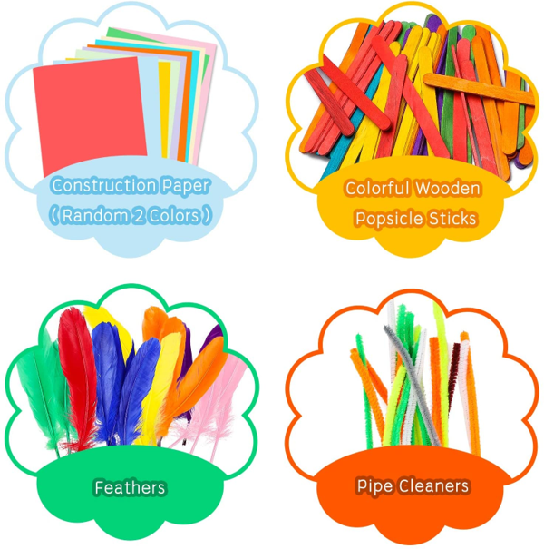 Mega Craft Kit for Kids 500 Piece Set – Successories